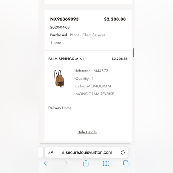 Louis Vuitton Palms springs mini - Picture 5 of 6